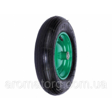 Колесо в складі TT AGRO MOTO 3.50-8 на садово-будівельну тачку, L посадкового під вісь — 103 мм, Ø посадкового під вісь — 16 мм