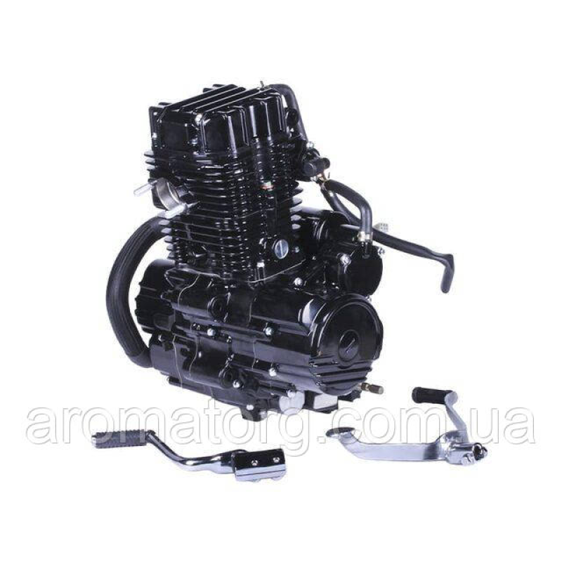 Двигун бензиновий CG300-2 TT AGRO MOTO на мотоцикл, 170ММ, з водяним охолодженням, 25 к.с. (немає номера)