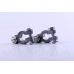 Клеми TT AGRO MOTO на дизельний двигун 180N/195N, к-т 2 шт.: “+ Ø-13/14 мм / - Ø-13/12мм“