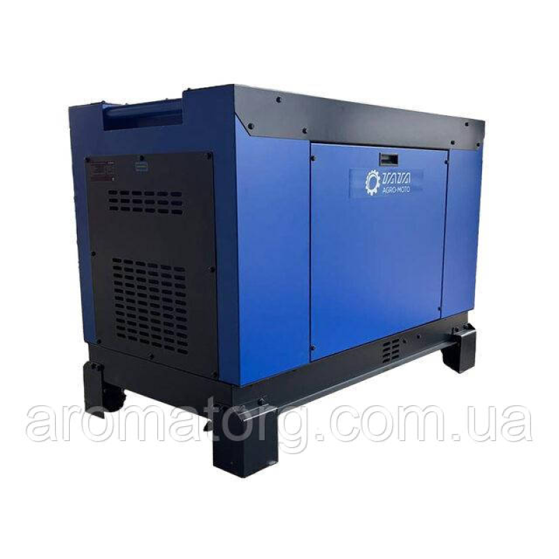 Генератор дизельний JM12000TD 10.0/11.0KW TT AGRO MOTO з шумозаглушенням (однофазний, зі свічкою накала)