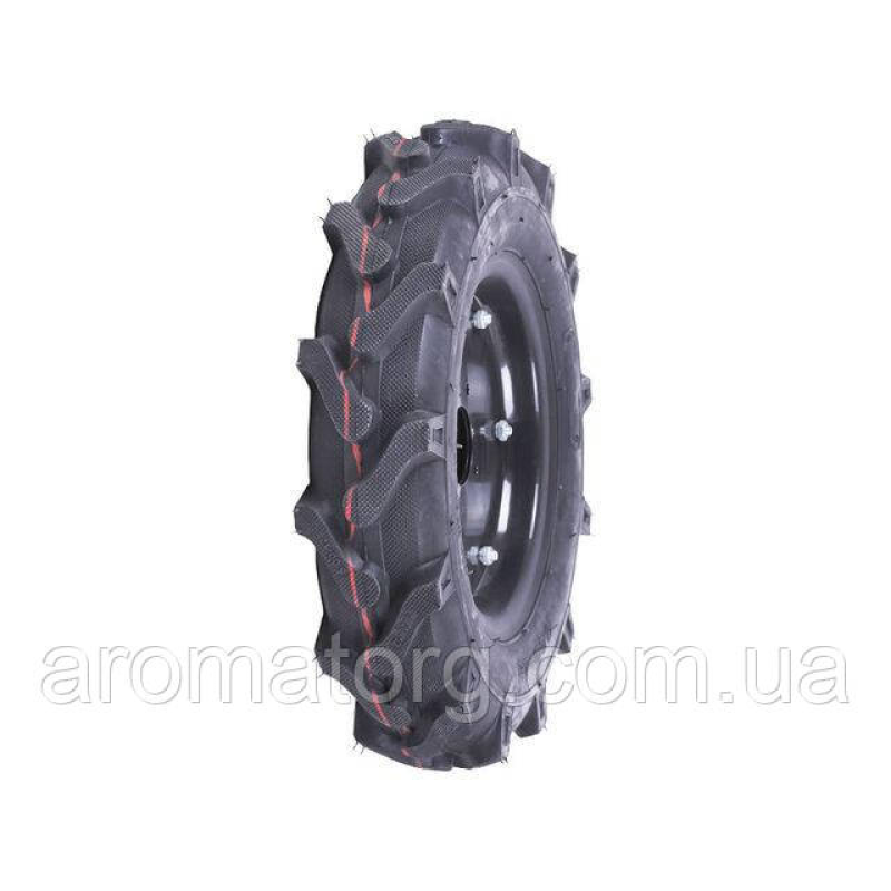 Колесо в складі 5.00*10 TT AGRO MOTO, під 4 болти, Ø внутрішній — 70 мм