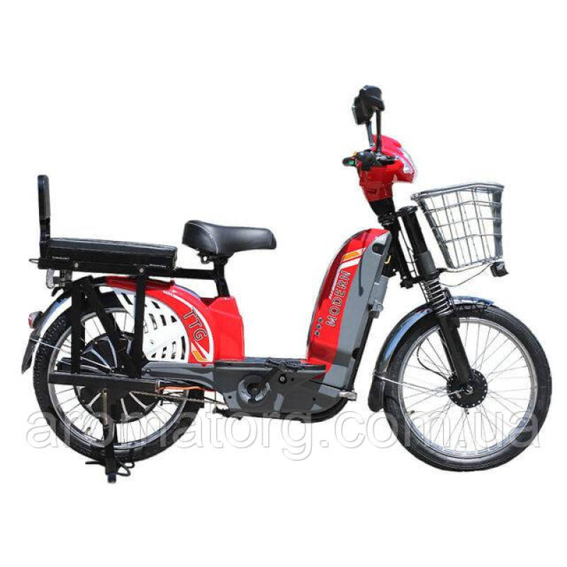 Електровелосипед TTG Modern EB-006 500W, Червоний