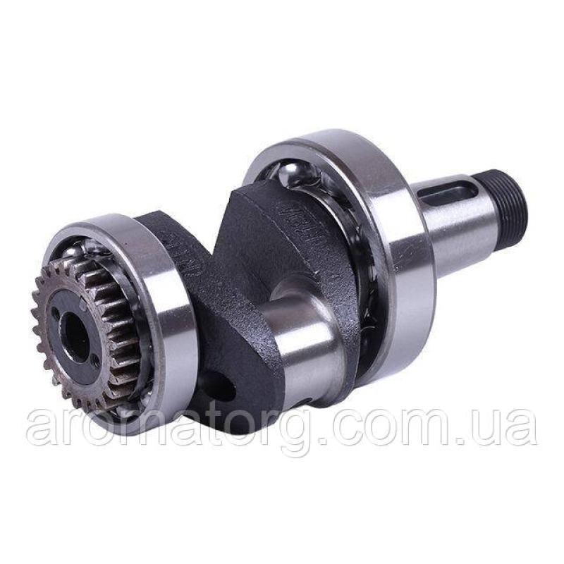 Колінвал у зборі TT AGRO MOTO 180N (підшипники 6310, 6210, шестерня)