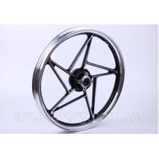 Диск передній литий, дискове гальмо 18*1,6 (black) — НВ-125/150