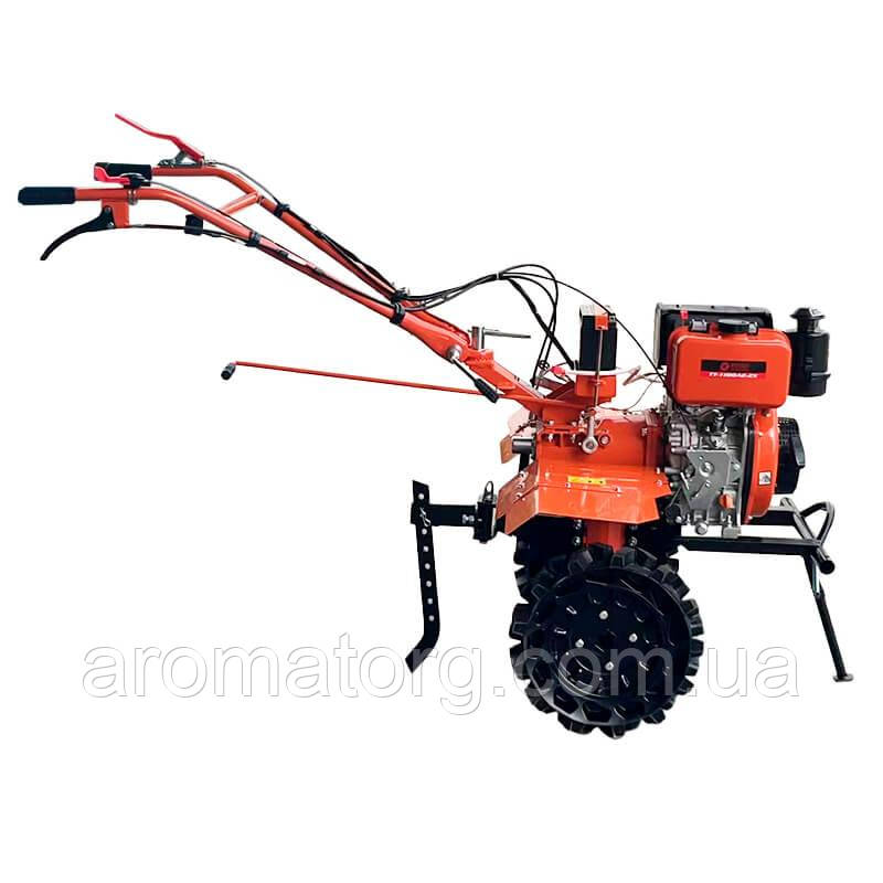 Мотоблок  TT-1100AE-ZX (редукторний) на дизельний двигун 178FE (6 л.с.), колесо 4,00*8 (безповітряне)