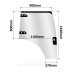 Скло дверей праве Kentavr 404SC