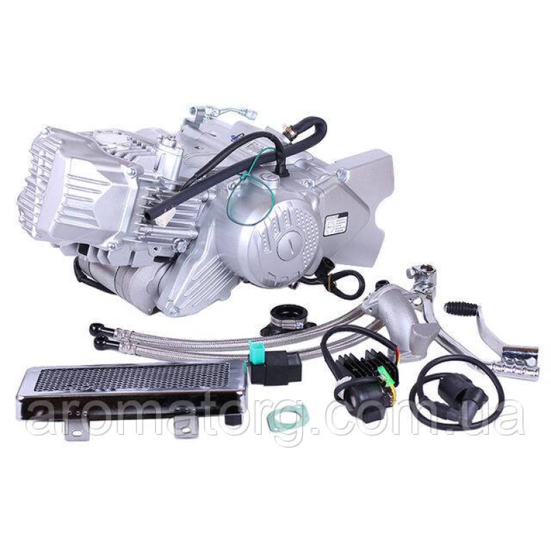 Двигун W190 1P62FMJ X-PIT + нижній електростартер, 5 передач, оливне охл.